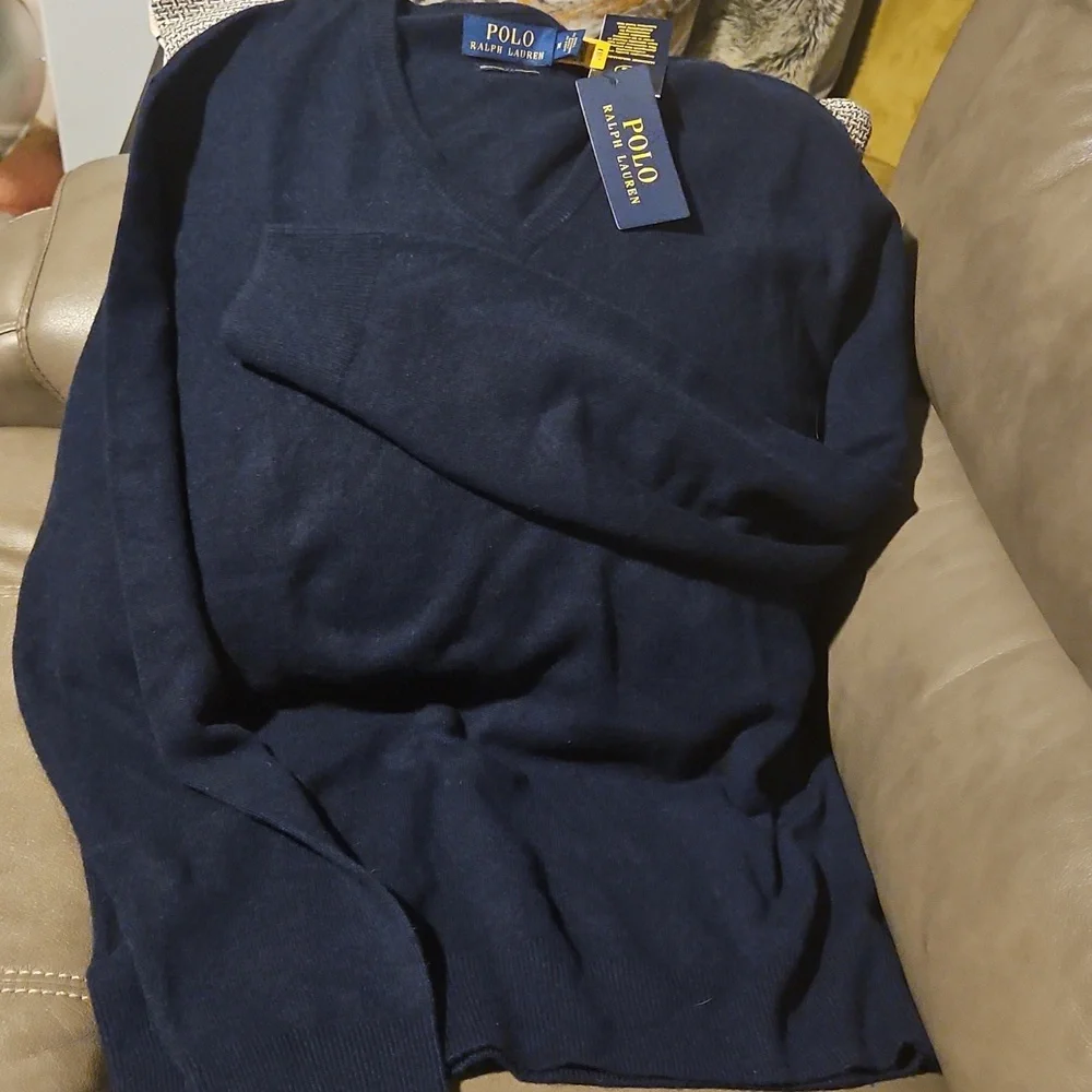 Polo by Ralph Lauren Men's Navy Sweater